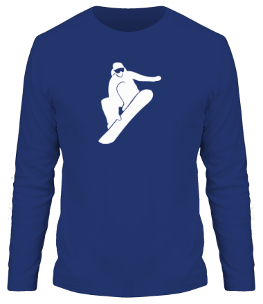 Мужская футболка длинный рукав Snowboard