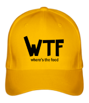 Бейсболка WTF - where's the food фото