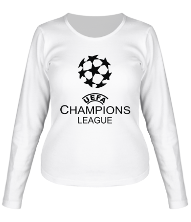 Женская футболка длинный рукав UEFA