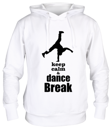 Толстовка худи Keep_calm & dance break man