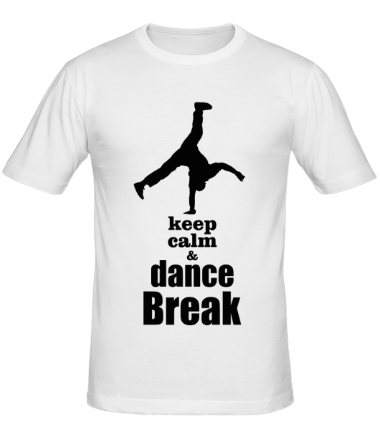 Мужская футболка Keep_calm & dance break man