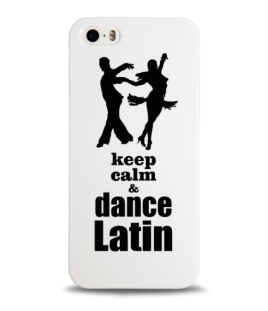 Чехол для iPhone Keep calm & dance latin