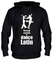 Толстовка худи Keep calm & dance latin фото