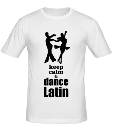 Мужская футболка Keep calm & dance latin