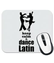 Коврик для мыши Keep calm & dance latin фото