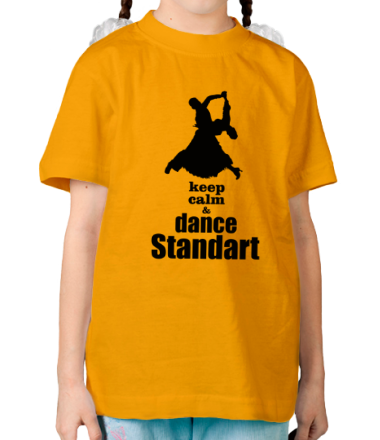 Детская футболка Keep_calm dance standart