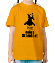 Детская футболка Keep_calm dance standart фото