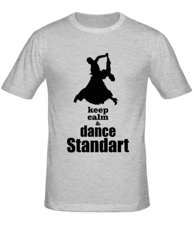 Мужская футболка Keep_calm dance standart