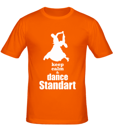 Мужская футболка Keep_calm dance standart