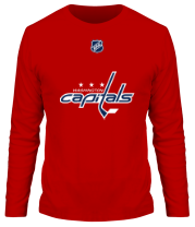 Мужская футболка длинный рукав Washington Capitals | NHL фото