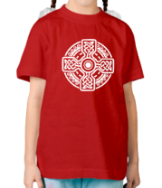 Детская футболка Кельтский круг с крестом фото