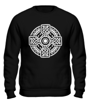 Толстовка без капюшона Кельтский круг с крестом фото