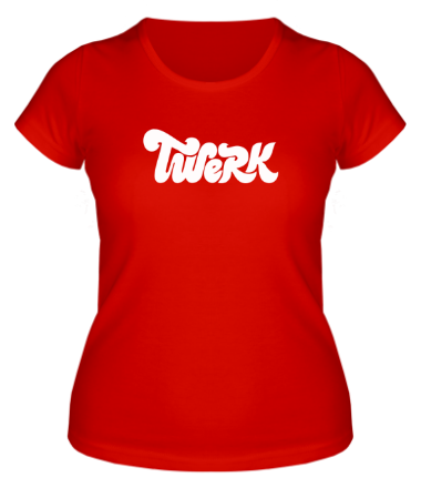 Женская футболка Twerk