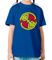Детская футболка Двойной кельтский узор фото