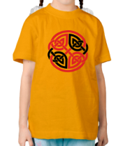 Детская футболка Двойной кельтский узор фото