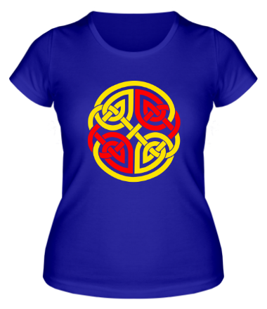 Женская футболка Двойной кельтский узор