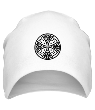 Шапка Кельтский дизайн с крестом.