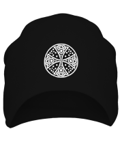 Шапка Кельтский дизайн с крестом. фото