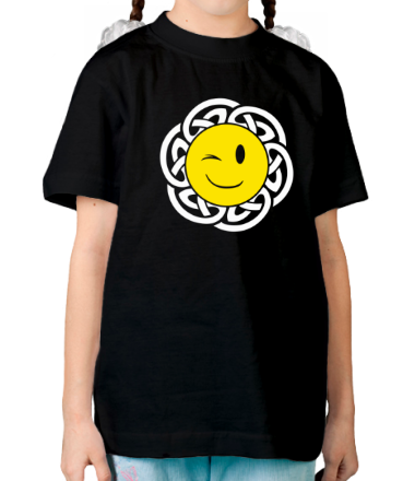 Детская футболка Солнце в кельтских узорах