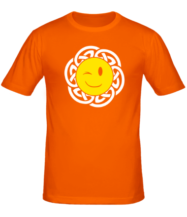 Мужская футболка Солнце в кельтских узорах