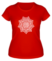 Женская футболка Цветок кельтский узор фото