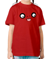 Детская футболка Забавный монстр показывает язык фото