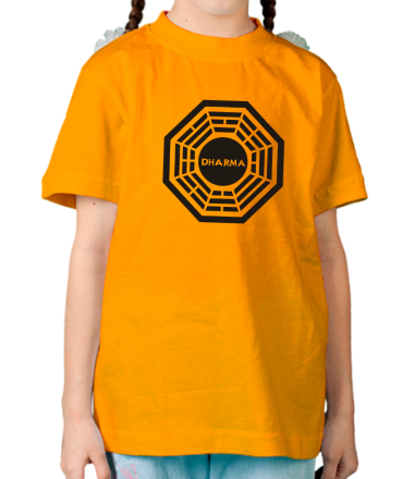 Детская футболка Dharma logo (lost)