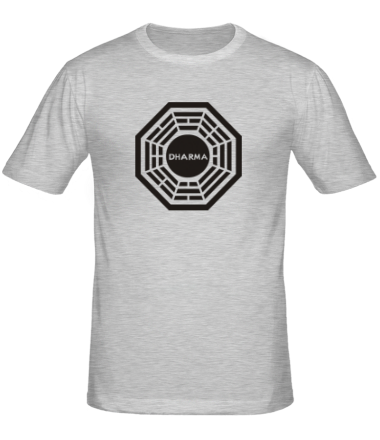 Мужская футболка Dharma logo (lost)