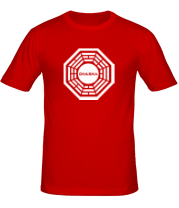 Мужская футболка Dharma logo (lost) фото