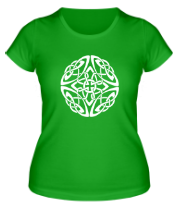 Женская футболка Сложный кельтский узор фото