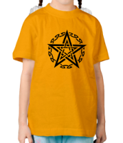 Детская футболка Звезда и кельтский узор фото