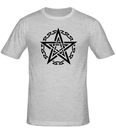 Мужская футболка Звезда и кельтский узор