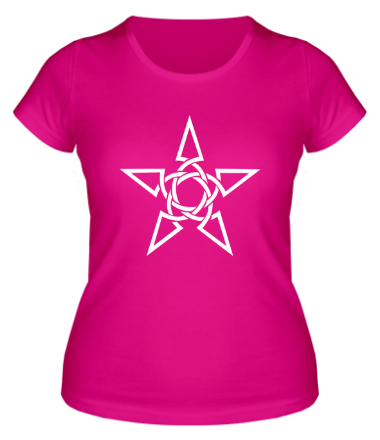 Женская футболка Кельтская звезда тату