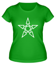 Женская футболка Кельтская звезда тату фото