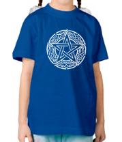 Детская футболка Звезда пентаграмма и кельтский орнамент фото