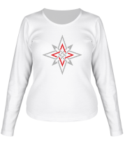 Женская футболка длинный рукав Кельтская звезда фото