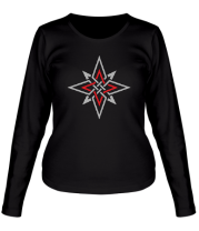 Женская футболка длинный рукав Кельтская звезда фото