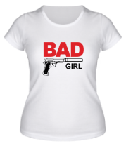 Женская футболка Bad girl (плохая девушка)  фото