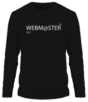 Мужская футболка длинный рукав Webmaster фото