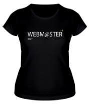 Женская футболка Webmaster фото