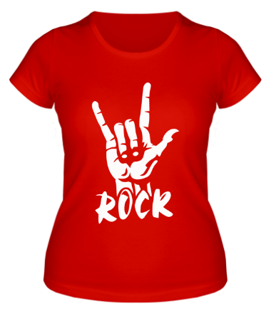 Женская футболка Рок (Rock) 