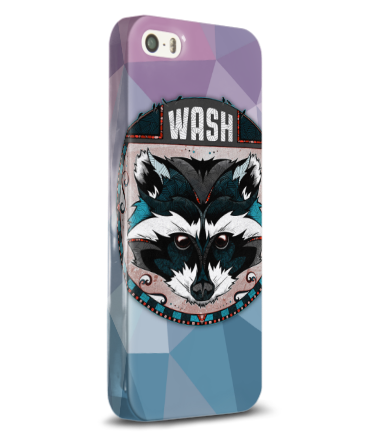 Чехол для iPhone Енот Wash