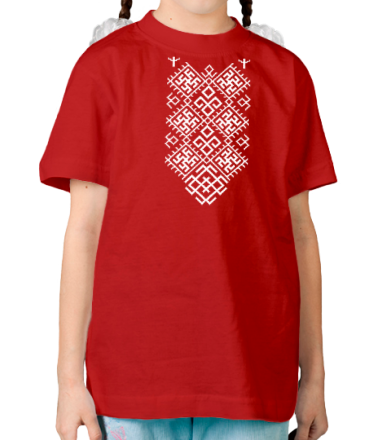 Детская футболка Орнамент Цветок Папоротника