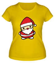 Женская футболка Маленький Санта фото
