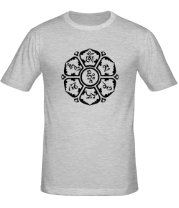 Мужская футболка Мантра (тело, речь, разум Будды) фото