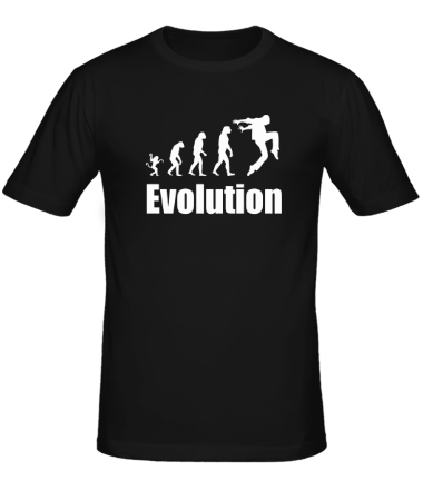 Мужская футболка Танцор эволюция