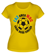 Женская футболка ОмскГазМяс фото