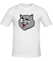 Мужская футболка Крутой кот фото