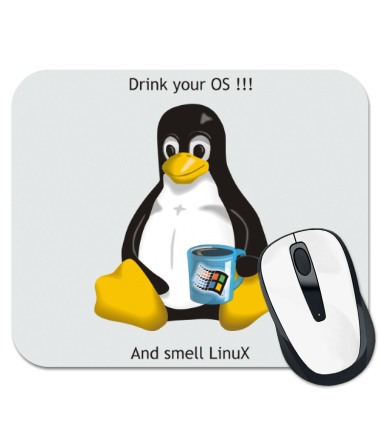 Коврик для мыши Smells Linux