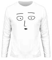 Мужская футболка длинный рукав Одно лицо человека фото